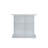 Bar Table with 6 Compartments, White High Gloss Finish