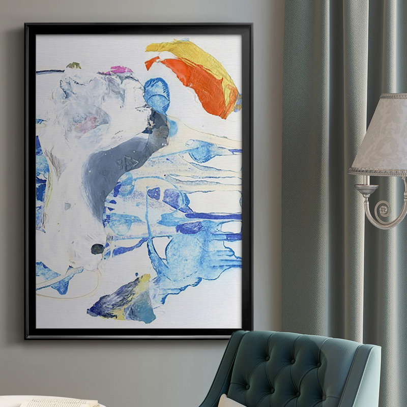 «Evidence II», reproduction encadrée de qualité supérieure, prête à être accrochée, H 30,5 po x l 22,5 po x P 1 po, Noir