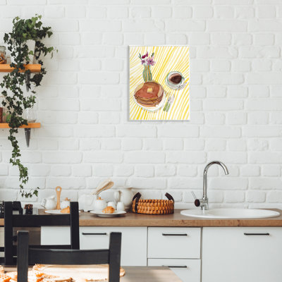 Pancake Breakfast Table Wall Plaque, design by Josi Opolenstisima