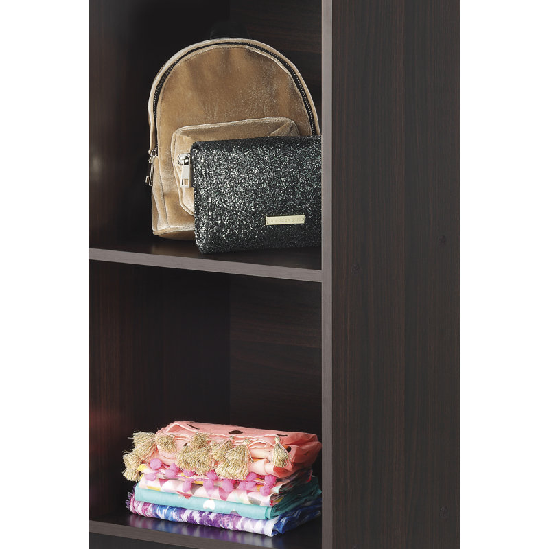 Support de rangement en bois manufacturé Boulat l 12,2 po, Espresso