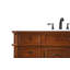 Meuble-lavabo double 84 po en teck-1154615539