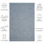 Azaad Navy/Grey Indoor/Outdoor Rug-528394528
