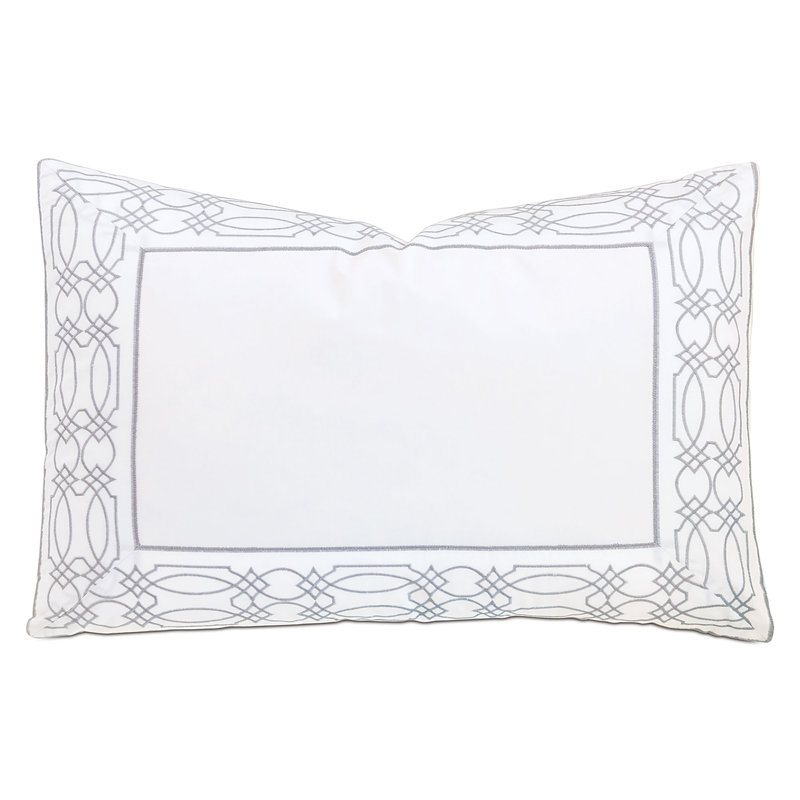 Nicola Pillow Sham, Gray, Standard
