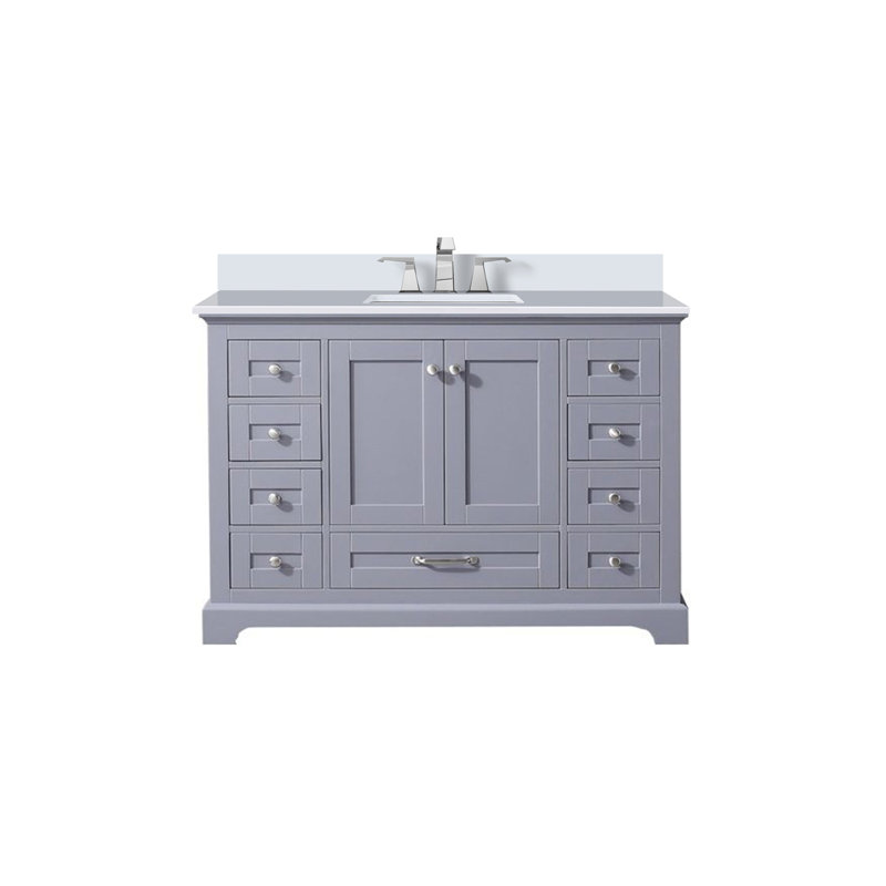 Single Bath Vanity with Quartz Top