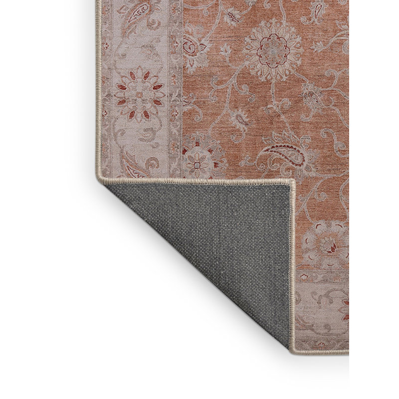 Tapis oriental rouge / brun Marlena, Rectangle 5 pi x 7 pi
