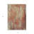 3' X 5' Orange Beige And Taupe Striped Washable Indoor Outdoor Area Rug