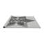 Tapis gris tissé à la machine-68654677