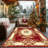Floral Pattern Area Rug, Soft And Lightweight, Suitable For All Seasons, Easy To Maintain And Easy To Clean, Machine Washable Carpet Floor Mat, Suitable For Living Room, Bedroom, Hallway, Dining Room, Office, Room Decor, Home Decor, Outdoor Decor-1840979924