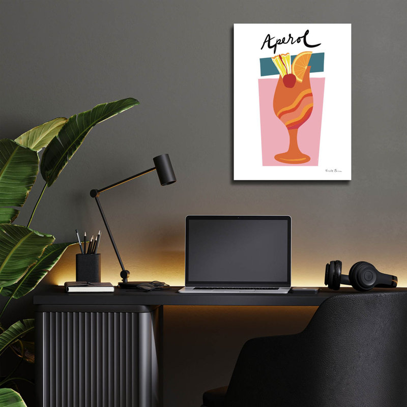  «Colourful cocktails 4» par Farida Zaman, art mural en verre acrylique, 12 po x 16 po