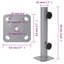 0.93kg Steel With Powder Coating Umbrella Base-118029614