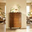 Armoire d'entrée Mid-Century en bois massif-129578524