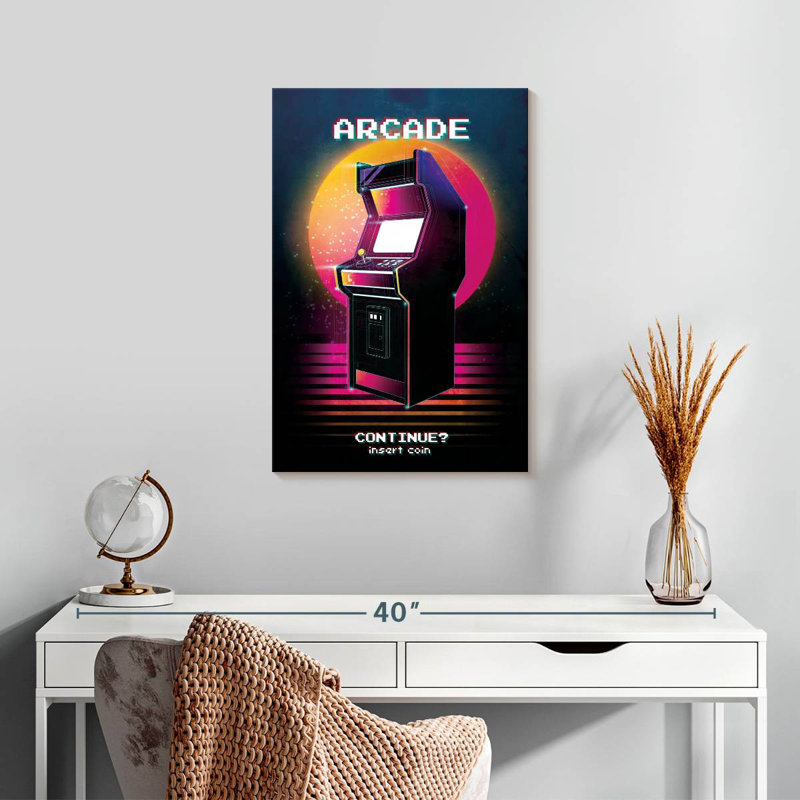 Keiraleigh Arcade Machine, 24" H x 16" W