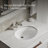 Caxton Vitreous China Oval Undermount Bathroom Sink and Glazed Underside-576004216