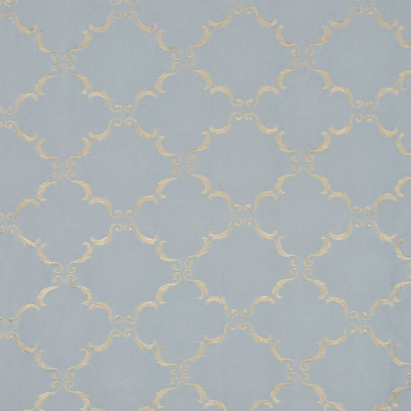 Prism Fabric, Antique Blue/Beige