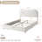 Lovensky Upholstered Wool Platform Bed-704515185-704515184