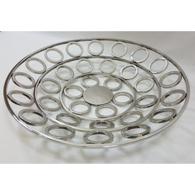 Latitude Run® Hal Nickel Plated Platter