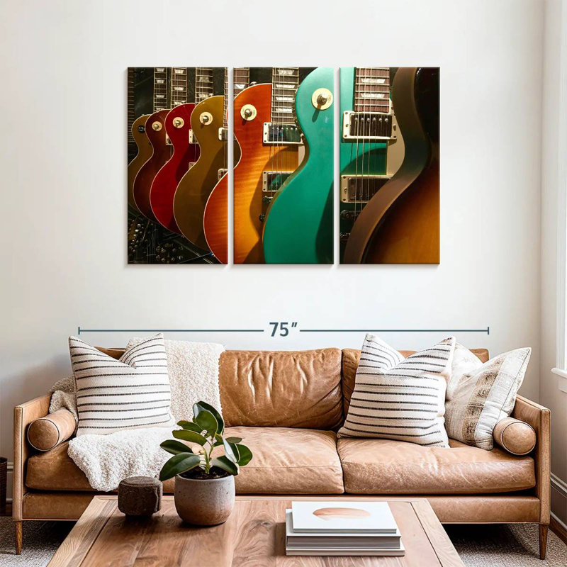Abarca Electric Guitars Display, 36" H x 57" W
