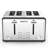 Lifease Geek Chef 4 Slice Stainless Steel Extra-wide Slot Toaster-103282188