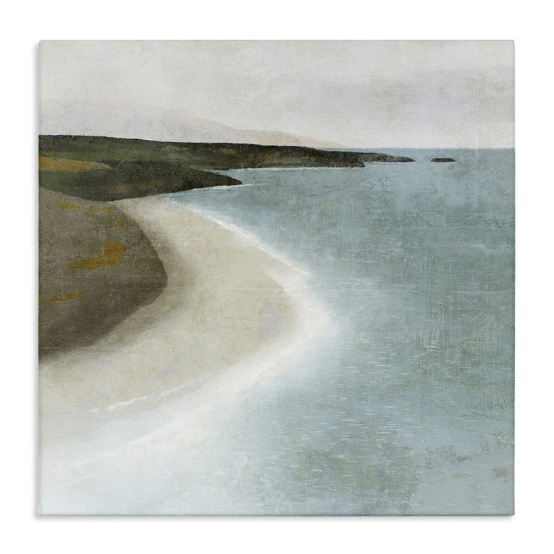 «Simple Serene Coastline» par Suzanne Nicoll, H 36 po x l 36 po