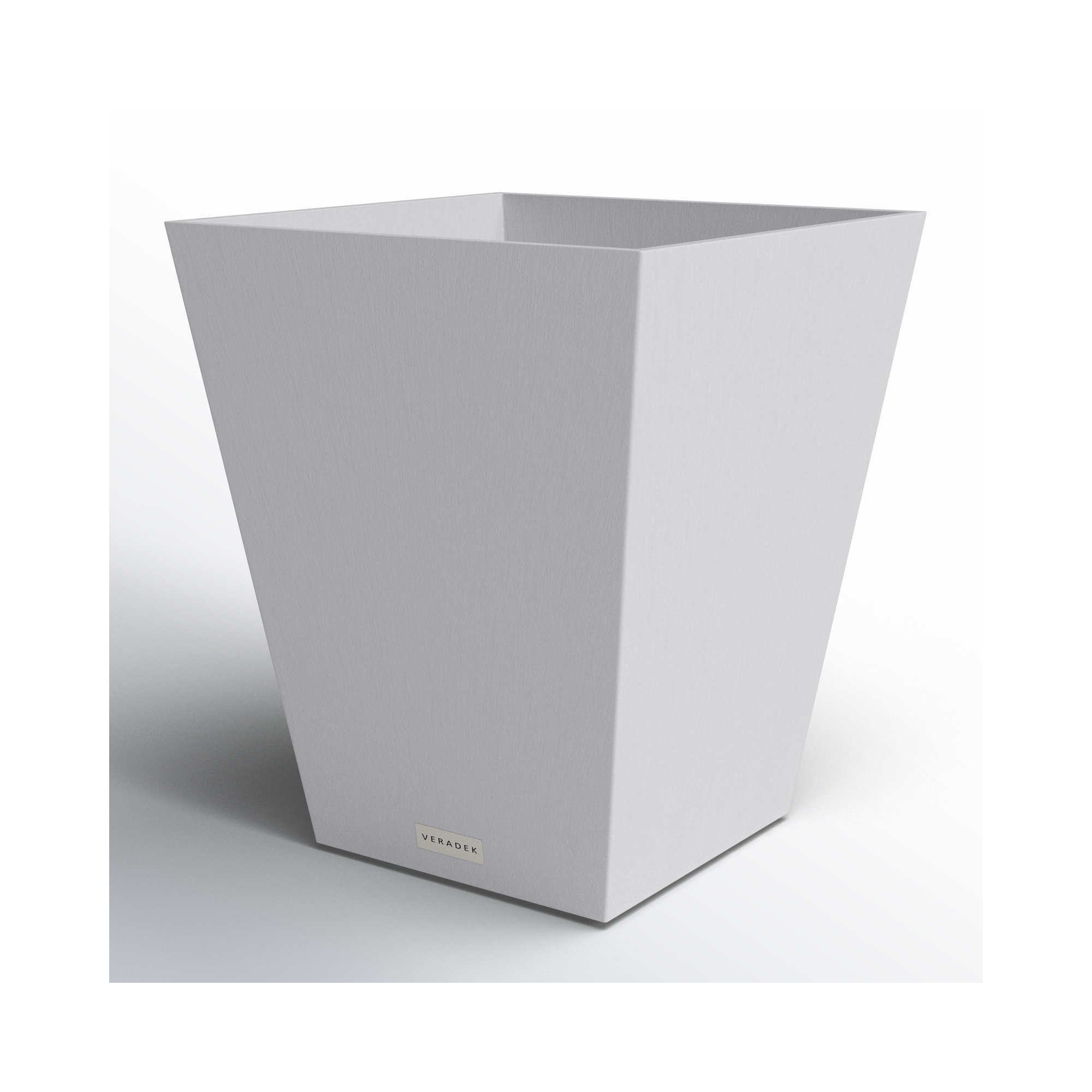 Pure Series Nobleton Planter, Charcoal Gray, 18" H x 16" W x 16" D, 1