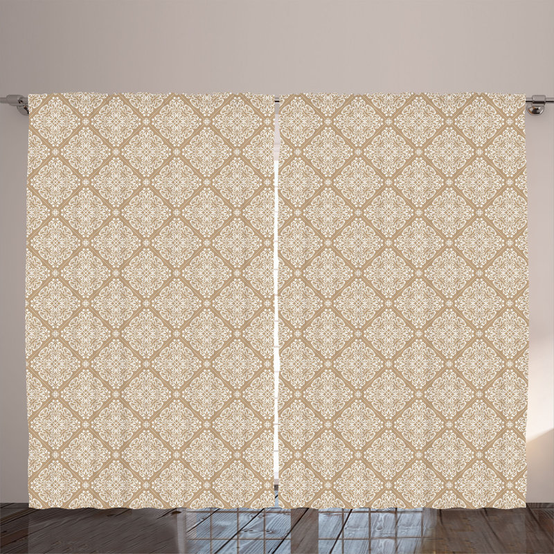 Semi Sheer Curtain Pair