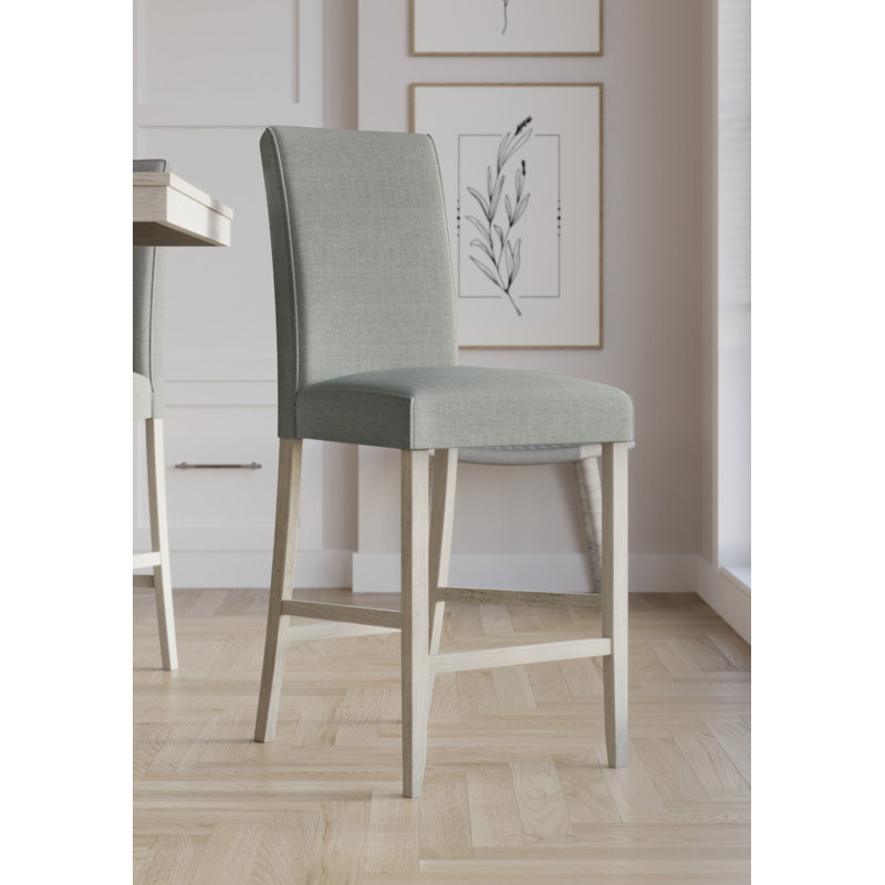 Alauni 23.5'' H Upholstered Parsons Chair, Antique Gray
