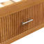 Structure de lit de jour en bois avec tête de lit bibliothèque et station de charge-533102111