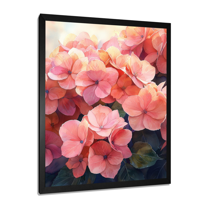 Bayard - salon d'art mural floral, Noir, H 20 po x l 12 po, Reproduction encadrée d'une seule photo