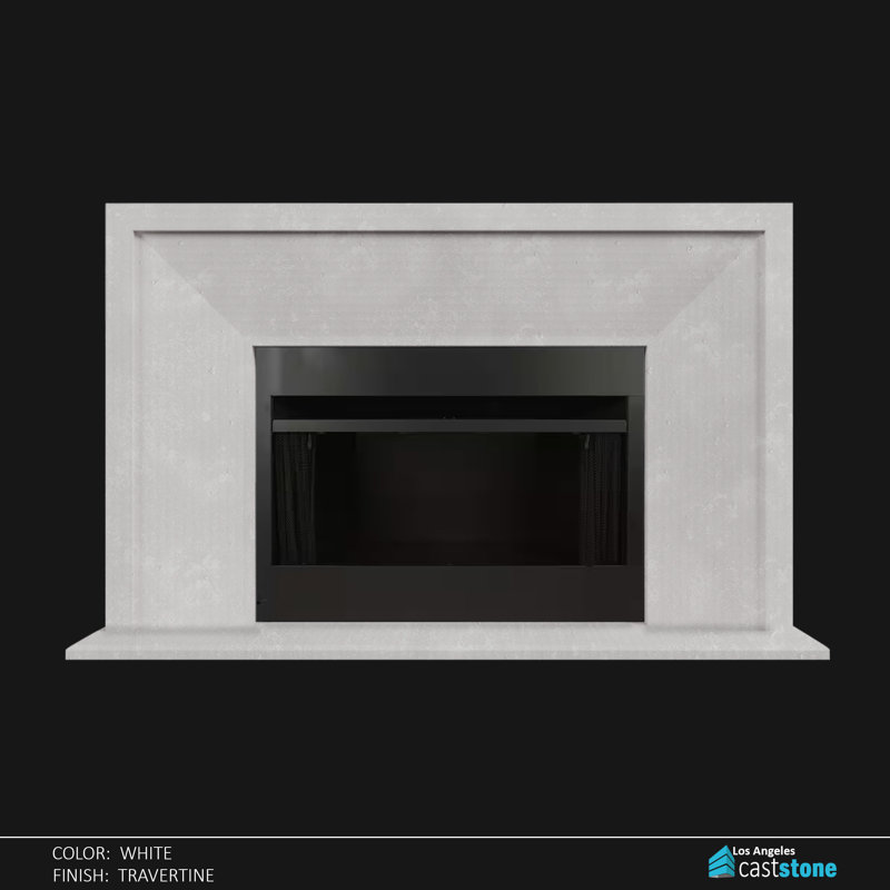 Phoenix Fireplace Surround, White 2