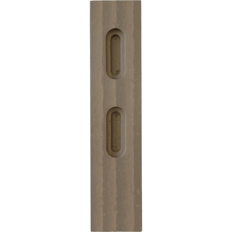 Support en bois olympique moyen l 1 3/4 po x P 8 po x H 8 po (paquet de 2), Noyer, H 8 po x l 1,75 po x P 8 po