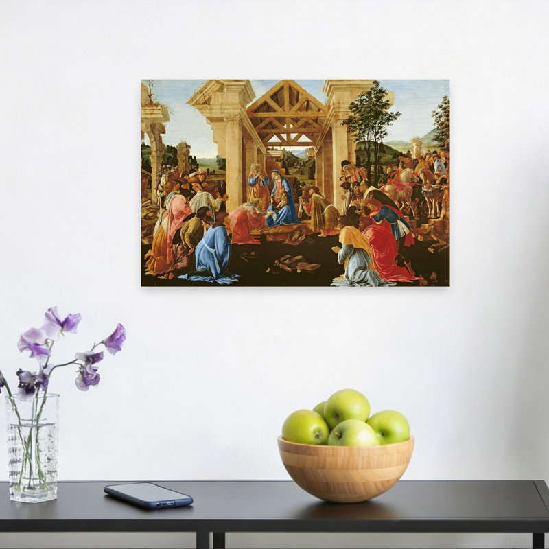 The Adoration Of The Magi, C.1478-82 Contemporary Wall Art Print, 30.48cm H x 45.72cm W