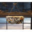 Luminaire suspendu 8 lumières avec agate de rivière multicolore Metropolitan Flotsam