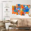 Abstraits cercles bleus orange-1259179727