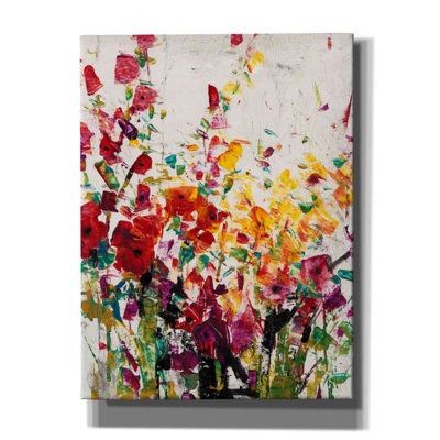 Wildflowers Blooming I by Timothy O' Toole - Wrapped Canvas Painting