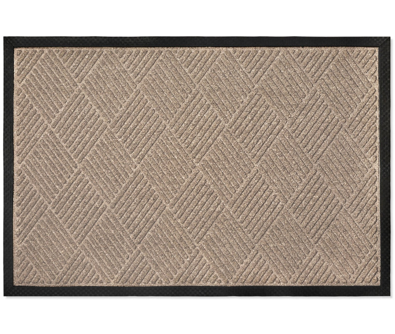 Zoeey Commercial Non-Slip Outdoor Door Mat, Beige, 24" W x 36" L