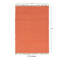 Tapis réversible en laine orange corail avec base en jute et bordure en jute Brogan-26348577