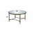 Aditya Mirrored & Antique Brass Finish Coffee Table