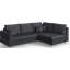 Corner Sofa with Wooden Legs In Scandinavian Style Knutsford-371157149-371157151