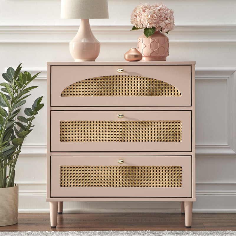 Cortavious Bedroom Chest, Elegant Pink