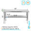 Stainless Steel Work Table with Undershelf. Metal Prep Table. NSF - Certified-49453600