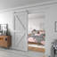 Ensemble de quincaillerie standard pour porte de grange simple-59124418