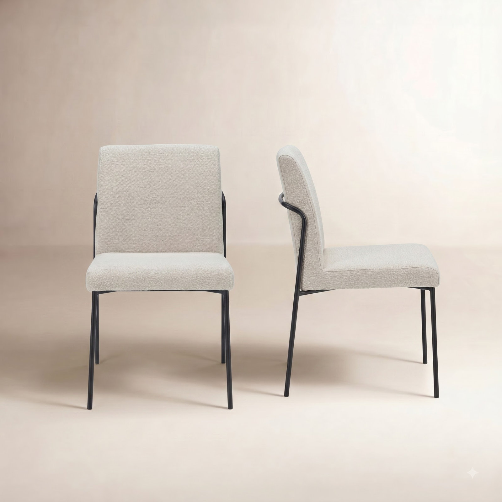 Waast Dining Chair, Ivory