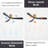 Indoor 52 Inch Ceiling Fan Without Light 3 Solid Wood Fan Blade Noiseless Reversible Dc Motor Remote Control For Living Room