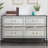 Cassie 6-Drawer Mirrored Accent Chest
