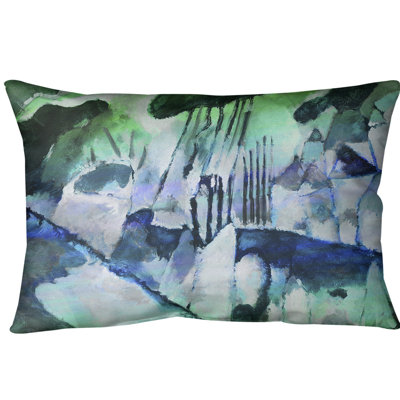 Oreiller avec coussin lombaire avec pluie paysage