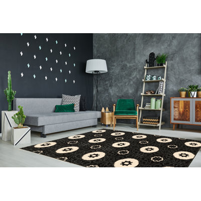 Tapis noir Morrissette