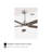 Whisperbloom Blade Span 42 In. Indoor Ceiling Fan With LED Light Bulbs And Remote Control-1634873376-1634873377