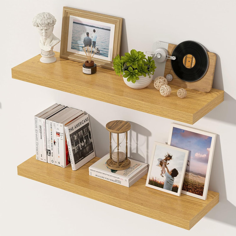 MDF Floating Shelf, Oak