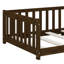 Lit simple au sol avec clôture, sans porte-1491635566