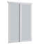 Paneled Wood and PVC/Vinyl Indoor Studio Sliding Closet Doors-42368105-42368106
